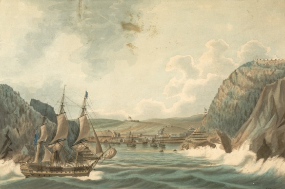 St John's Newfoundland, by R P Brenton (courtesy British Library)